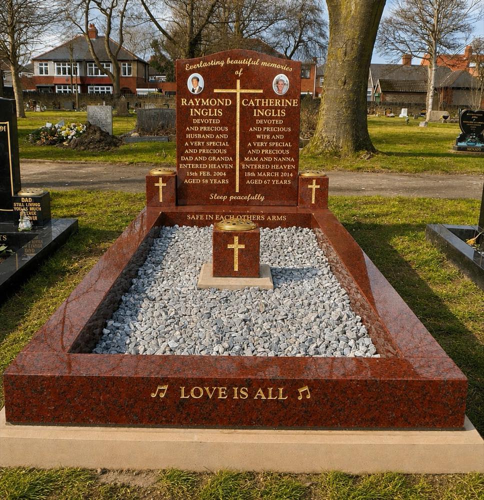 Memorial kerb set